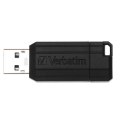 Verbatim Pendrive 16GB USB-A 2.0 PinStripe czarny/black 49063