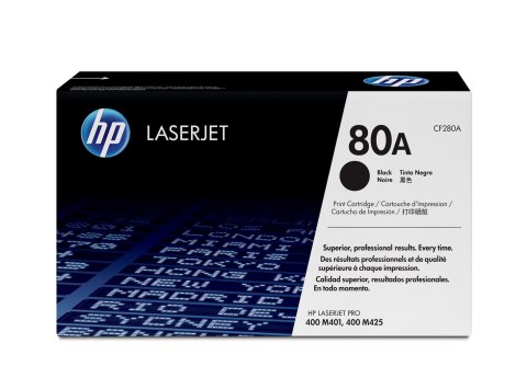 Toner HP czarny HP 80A, HP80A=CF280A, 2700 str.