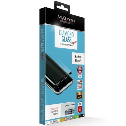 MS Diamond Edge 3D SAM G935 S7 Edge biały/white, Tempered Glass