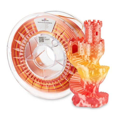 Spectrum 3D filament, PLA Silk, 1,75mm, 1000g, 81017, fire-red