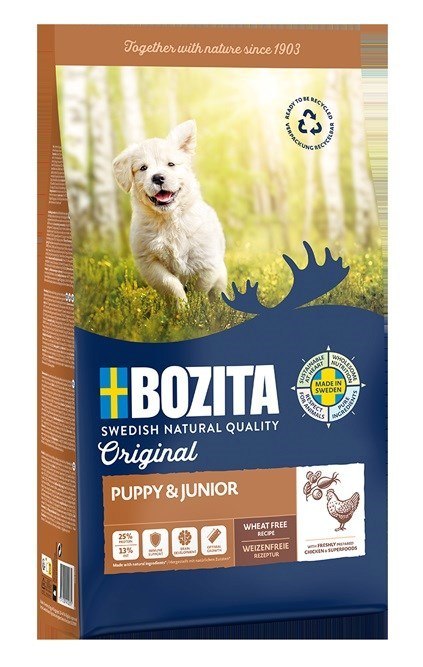 Bozita Original Puppy & Junior Kurczak - sucha karma dla psa - 12 kg