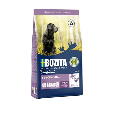 Bozita Original Senior & Vital Kurczak - sucha karma dla psa - 3 kg