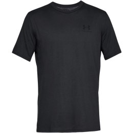 Koszulka męska Under Armour Sportstyle Left Chest SS czarna 1326799 001 M