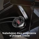 USAMS Ład. sam. 2xUSB C1 2,1A LED czarny/black CC45GC01 (US-CC045)