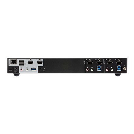 Aten CS1842-AT-G 2-portowy przełącznik KVM True 4K HDMI Dual-View z audio i koncentratorem USB 3.0 | Aten