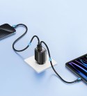 Ładowarka sieciowa 30W GaN LED USB+USB-C CC229 Fast Charging Biała