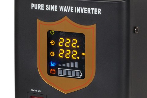 Awaryjne źródło zasilania KEMOT PROsinus-500 przetwornica z czystym przebiegiem sinusoidalnym i fu