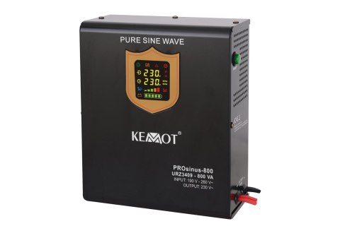 Awaryjne źródło zasilania KEMOT PROsinus-500W przetwornica z czystym przebiegiem sinusoidalnym i f