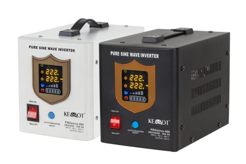 Awaryjne źródło zasilania KEMOT PROsinus-300 przetwornica z czystym przebiegiem sinusoidalnym i fu
