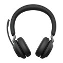 Jabra Evolve2 65, MS Stereo Zestaw słuchawkowy Bezprzewodowy Opaska na głowę Biuro/centrum telefoniczne USB Type-C Bluetooth Cza