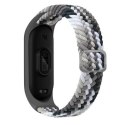 Beline pasek Mi Band 8 Nylon czarno-biały/black-white