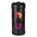 Głośnik PARTYBOX KEG BT MT3165 V2.0 Karaoke/Bluetooth 5.0+EDR/FM/MP3/MicroSD/USB/Equalizer/AUX/Jack 6.3/Pilot/Pasek/USB-C/LED/RM