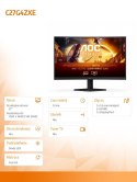 Monitor C27G4ZXE 27 cali Zakrzywiony Fast VA 280Hz HDMIx2 DP