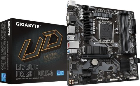 Płyta główna GIGABYTE B760M DS3H DDR4 LGA1700 MICRO ATX