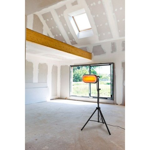 Promiennik podczerwieni (ogrzewacz) NEO TOOLS 90-032, 2000W, IP55, Low Glare Amber Lamp, pro vyhřívání podlah a prostor skladů a