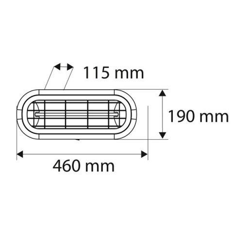 Promiennik podczerwieni (ogrzewacz) NEO TOOLS 90-032, 2000W, IP55, Low Glare Amber Lamp, pro vyhřívání podlah a prostor skladů a