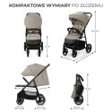 Kinderkraft wózek spacerowy TRIG 3 STONE BEIGE (WYPRZEDAŻ)