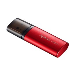 Apacer USB Pendrive, USB 3.0 (3.2 Gen 1), 64GB, AH25B, czerwony, AP64GAH25BR-1, USB A, z osłoną