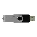 Goodram USB Pendrive, USB 3.0 (3.2 Gen 1), 128GB, UTS3, czarny, UTS3-1280K0R11, USB A, z obrotową osłoną