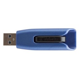 Verbatim USB flash disk, USB 3.0 (3.2 Gen 1), 64GB, V3 MAX, Store N Go, niebieski, 49807, USB A, z wysuwanym złączem