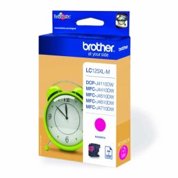 Brother oryginalny ink / tusz LC-125XLM, magenta, 1200s, Brother MFC-J4510 DW