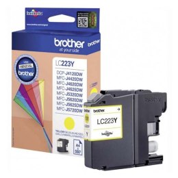 Brother oryginalny ink / tusz LC-223Y, yellow, 600s, Brother MFC-J4420DW, MFC-J4620DW