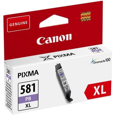 Canon oryginalny ink / tusz CLI-581PB XL, photo blue, 8,3ml, 2053C001, very high capacity, Canon PIXMA TR7550,TR8550,TS6150,TS61