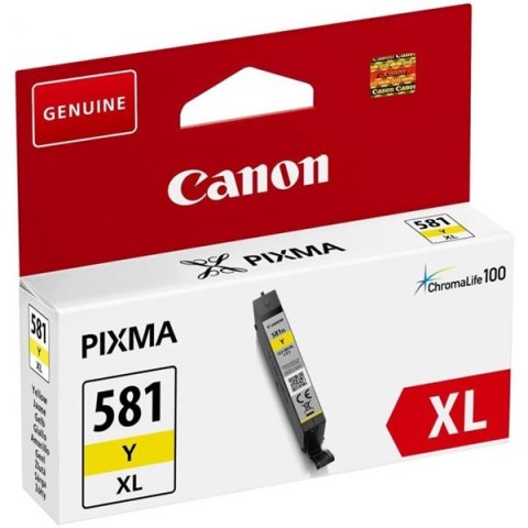 Canon oryginalny ink / tusz CLI-581Y XL, yellow, 8,3ml, 2051C001, very high capacity, Canon PIXMA TR7550,TR8550,TS6150,TS6151,TS