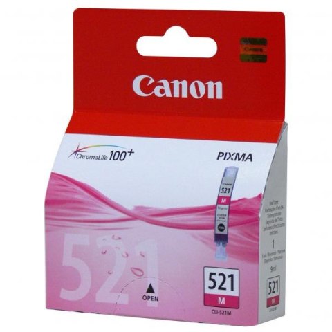 Canon oryginalny ink / tusz CLI521M, magenta, 470s, 9ml, 2935B001, Canon iP3600, iP4600, MP620, MP630, MP980