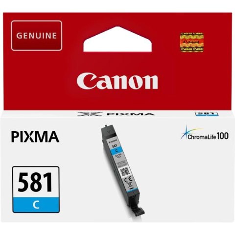 Canon oryginalny ink / tusz CLI581 C, cyan, 5,6ml, 2103C001, Canon PIXMA TR7550, TR8550, TS6150, TS6151, TS8150, TS81