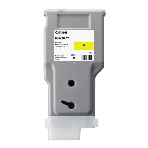 Canon oryginalny ink / tusz PFI207Y, yellow, 300ml, 8792B001, Canon iPF-680, 685, 780, 785