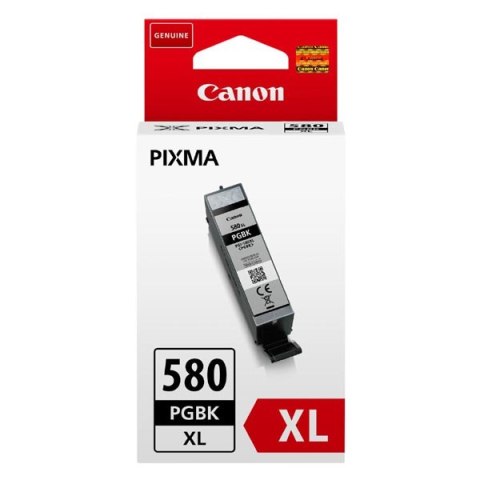 Canon oryginalny ink / tusz PGI-580PGBK XL, black, 18.5ml, 2024C001, high capacity, Canon PIXMA TR7550, TR8550, TS6150, TS8150,