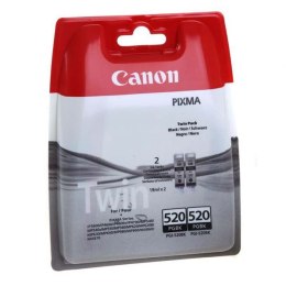 Canon oryginalny ink / tusz PGI520BK, black, blistr, 2x420s, 2x19ml, 2932B012, 2932B009, 2szt, Canon Pixma iP3600, iP4600