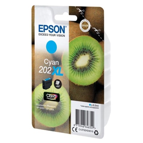 Epson oryginalny ink / tusz C13T02H24010, 202 XL, cyan, 8.5ml, Epson XP-6000, XP-6005