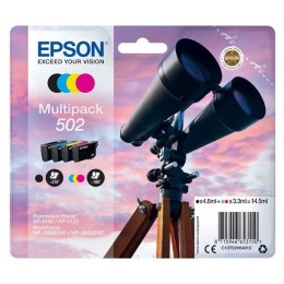 Epson oryginalny ink / tusz C13T02V64010, 502, T02V640, CMYK, 550s, 3x3.3/4.6ml, Epson XP-5100, XP-5105, WF-2880dwf, WF2865dwf