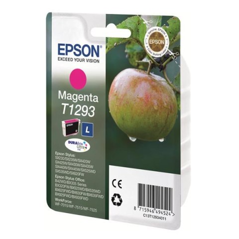 Epson oryginalny ink / tusz C13T12934012, T1293, magenta, 485s, 7ml, Epson Stylus SX420W, 425W, Stylus Office BX305F, 320FW