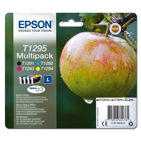 Epson oryginalny ink / tusz C13T12954012, T1295, CMYK, 32,2ml, Epson Stylus SX420W, 425W, Stylus Office BX305F, 320FW