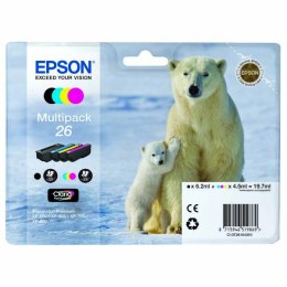 Epson oryginalny ink / tusz C13T26164010, T261640, CMYK, 3x4,5/6,2ml, Epson Expression Premium XP-800, XP-700, XP-600