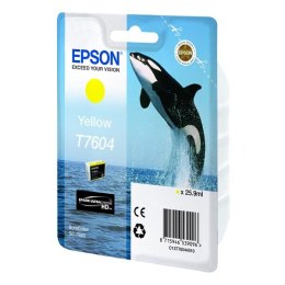 Epson oryginalny ink / tusz C13T76044010, T7604, yellow, 25,9ml, 1szt, Epson SureColor SC-P600