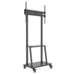 Stojak mobilny Techly 32''-70'', 70 kg, półka AV, PIVOT