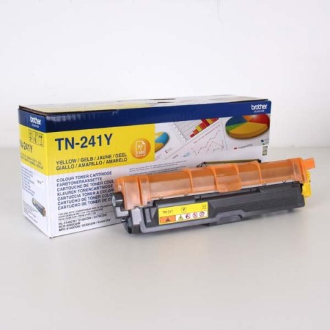 Brother oryginalny toner TN241Y, yellow, 1400s, Brother HL-3140CW, 3170CW, O