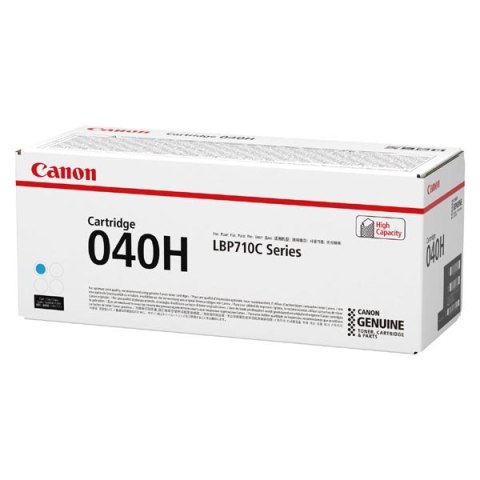 Canon oryginalny toner 040H, cyan, 10000s, 0459C001, 0459C002, high capacity, Canon imageCLASS LBP712Cdn,i-SENSYS LBP710Cx, LBP7