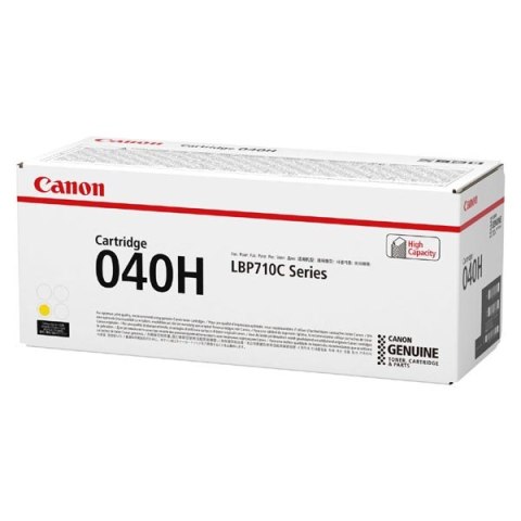 Canon oryginalny toner 040H, yellow, 10000s, 0455C001, 0455C002, high capacity, Canon imageCLASS LBP712Cdn,i-SENSYS LBP710Cx, LB