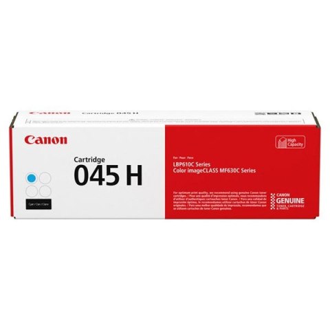 Canon oryginalny toner 045HC, cyan, 2200s, 1245C002, high capacity, Canon LBP613Cdw, 611Cn, MFP635Cx, 633Cdw, 631Cn, O