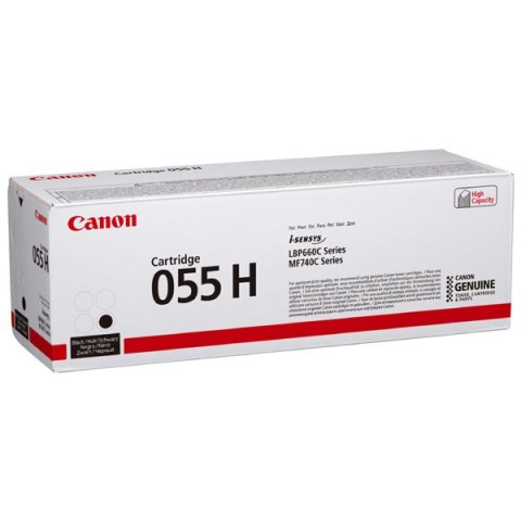 Canon oryginalny toner 055H, black, 7600s, 3020C002, high capacity, Canon MF742Cdw, MF744Cdw, MF746Cx, LBP663Cdw, LBP664Cx, O