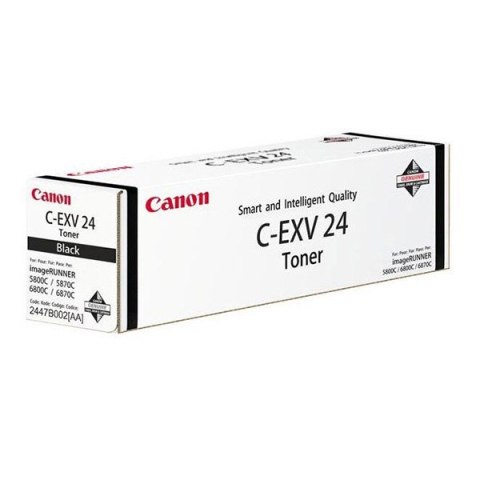 Canon oryginalny toner CEXV24, black, 48000s, 2447B002, Canon iR-5800, 5870, 5880, 6800, 6870, 6880, C, CN, Ci, 2000g, náhrada z