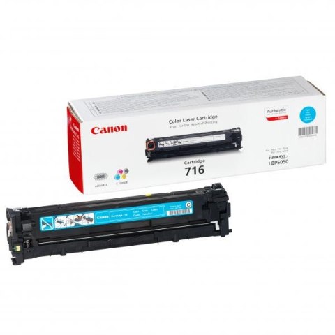 Canon oryginalny toner CRG716, cyan, 1500s, 1979B002, Canon LBP-5050, 5050n, MF-8050, O