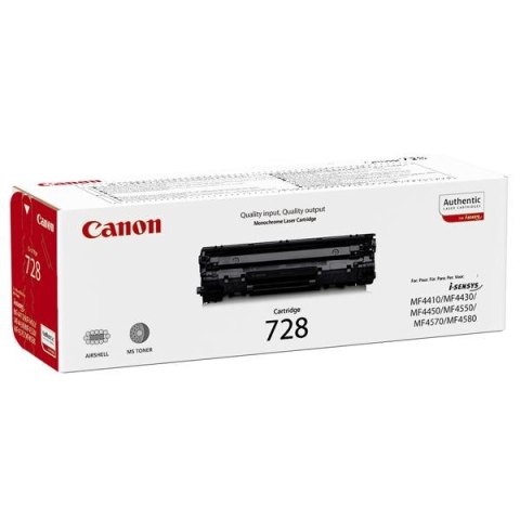 Canon oryginalny toner CRG728, black, 2100s, 3500B002, Canon MF-4410, 4430, 4450, 4550, 4570, 4580, 4890, O