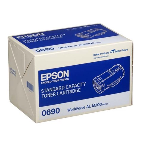 Epson oryginalny toner C13S050690, black, 2700s, Epson Aculaser M300D, M300DN, O