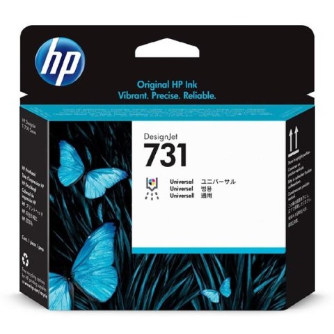 HP oryginalny głowica drukująca P2V27A, HP 731, black, 1szt, HP pro DesignJet T1700, T1700 PostScript, T1700dr, T1